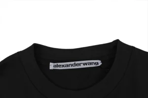 Alexander Wang Lighter Graphic T-Shirt Collar