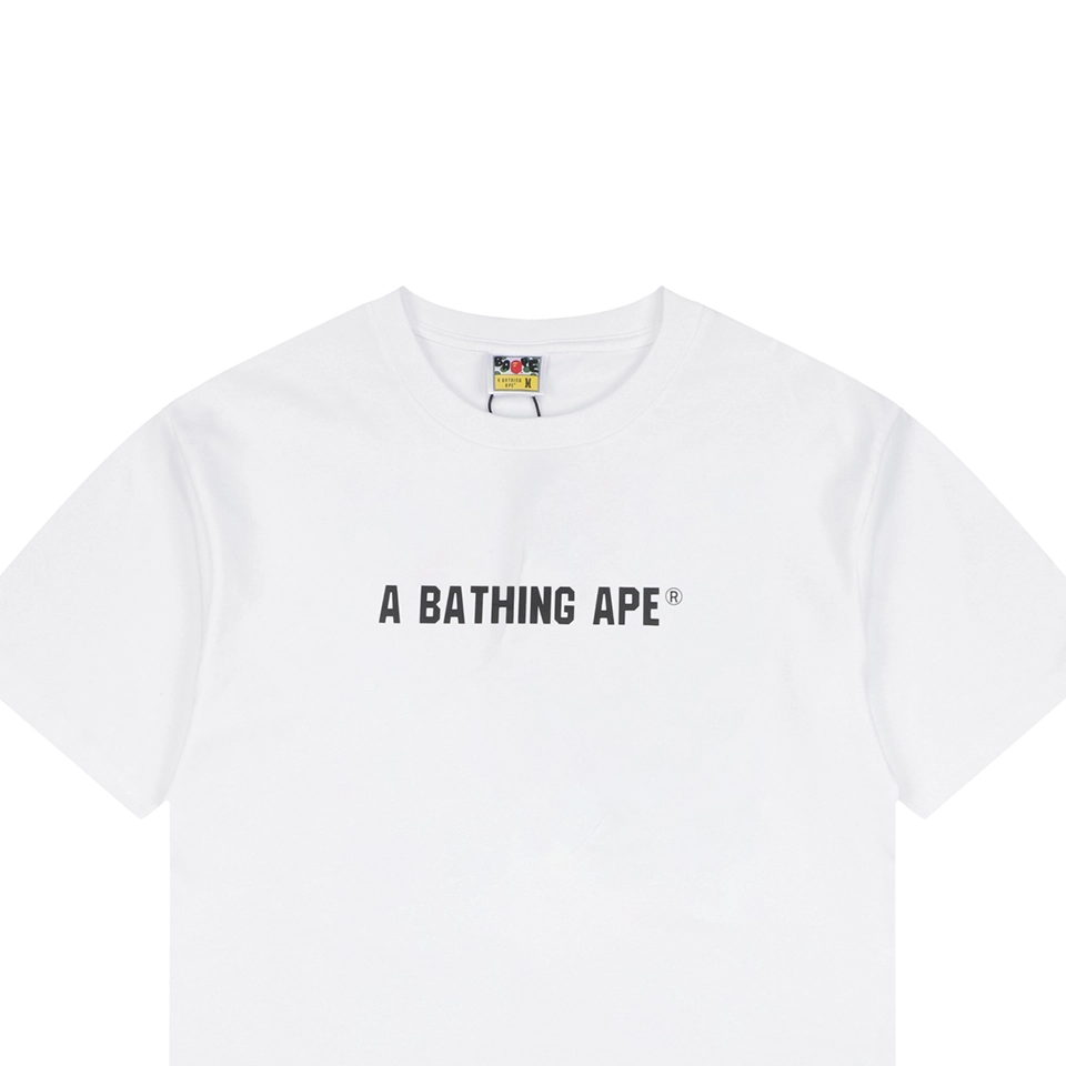 BAPE Busy Works Camo Ape Head T-Shirt White