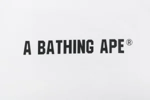 BAPE Busy Works Camo Ape Head T-Shirt White Front Brand