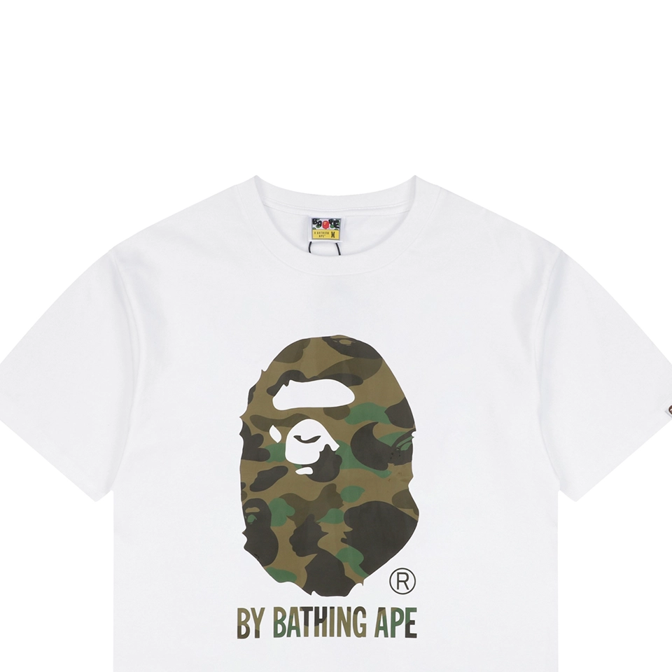 BAPE Camo Ape Head Graphic T-Shirt White