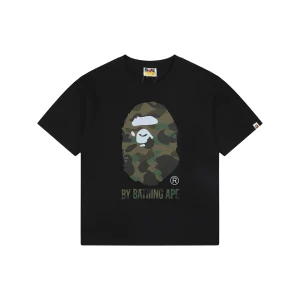 BAPE Camo Ape Head Graphic T-Shirt Black Front view