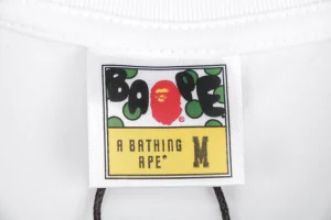 BAPE Split Camo Ape Head T-Shirt White Brand label