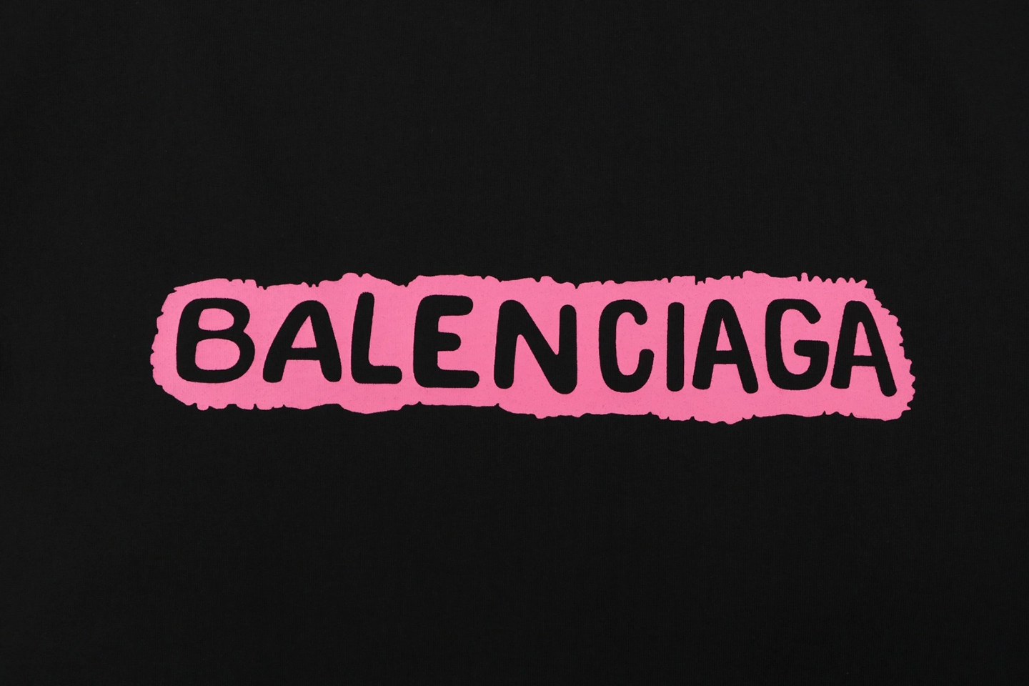 Balenciaga Distressed Logo Print Cotton T-Shirt18.jpeg