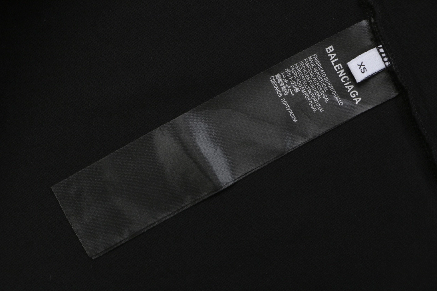 Balenciaga Shadow Cathedral Graphic T-Shirt Wash label