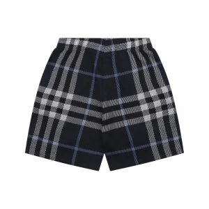 Burberry Check Jacquard Shorts Back view