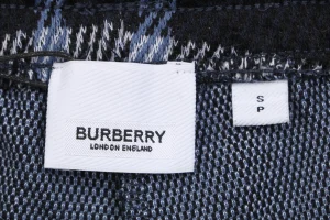 Burberry Check Jacquard Shorts Brand label