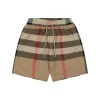 BBry Classic Check Drawstring Shorts (Brown/Black)