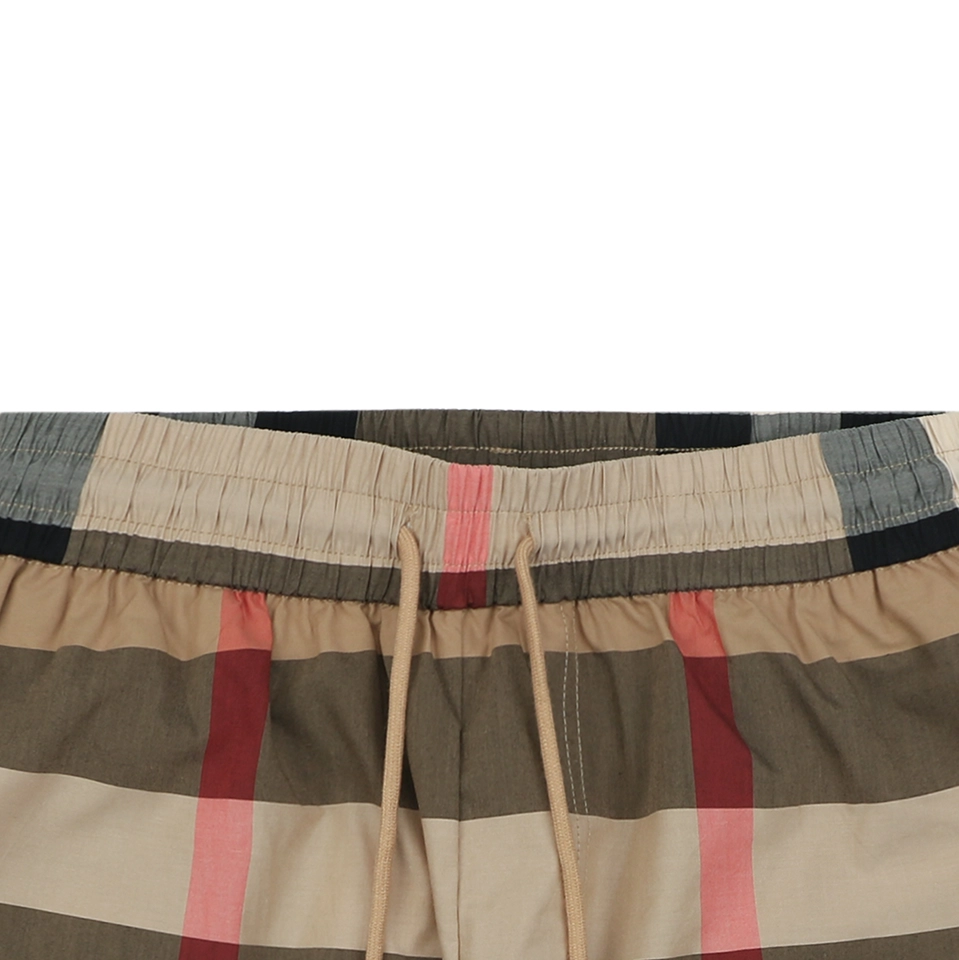 Burberry Classic Check Drawstring Shorts Brown