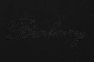 Burberry Cut-Out Check Logo T-Shirt Black