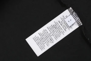 Burberry Cut-Out Check Logo T-Shirt Black Wash label