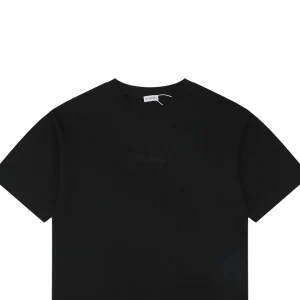 Burberry Cut-Out Check Logo T-Shirt Black
