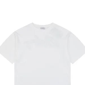 Burberry Cut-Out Check Logo T-Shirt White