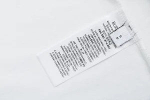 Burberry Cut-Out Check Logo T-Shirt White Wash label