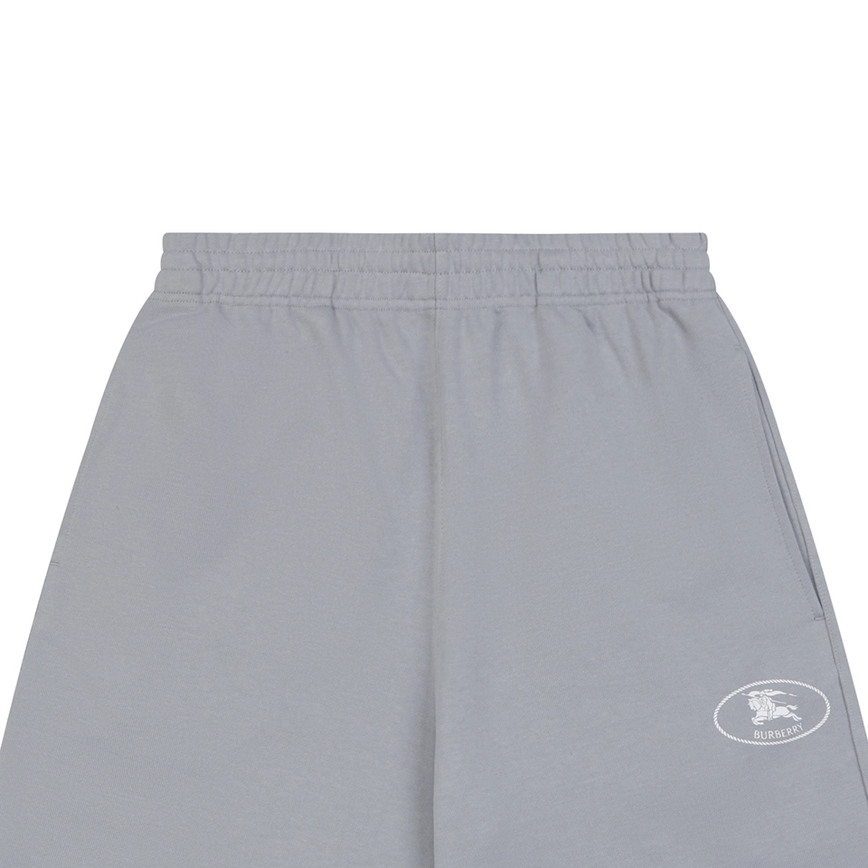 Burberry Equestrian Knight Logo Sweat Shorts Grey
