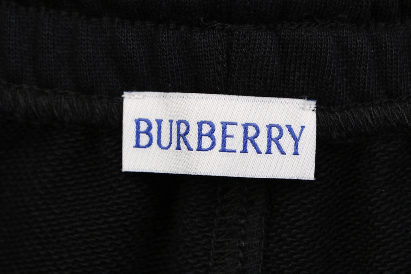 Burberry Equestrian Knight Logo Sweat Shorts Black Brand label