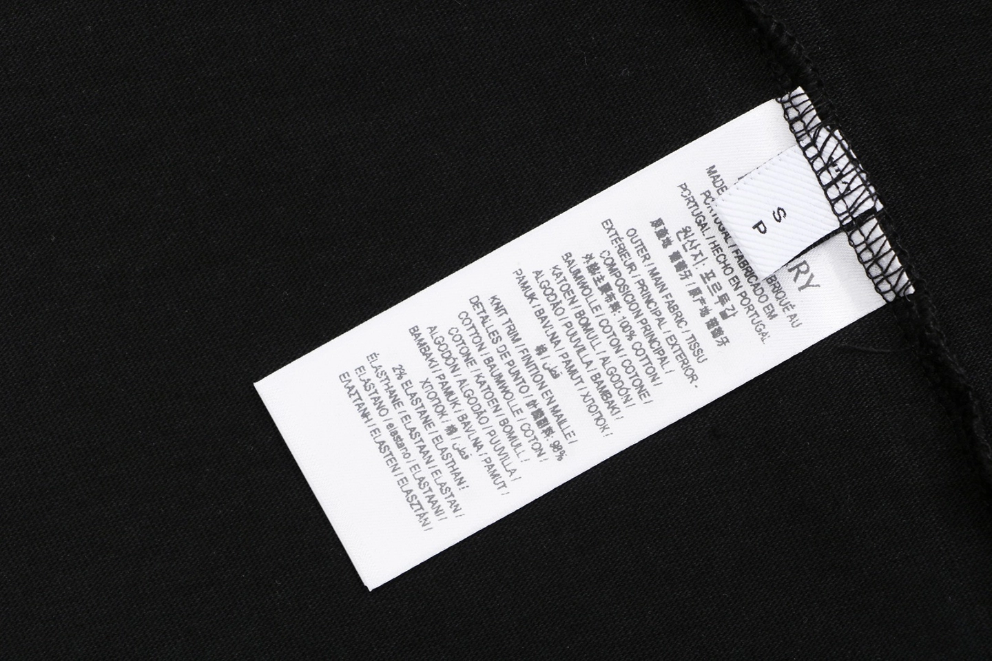 Burberry Equestrian Knight Logo T-Shirt Black Wash label