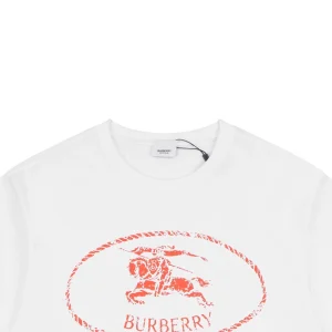 Burberry Equestrian Knight Logo T-Shirt White