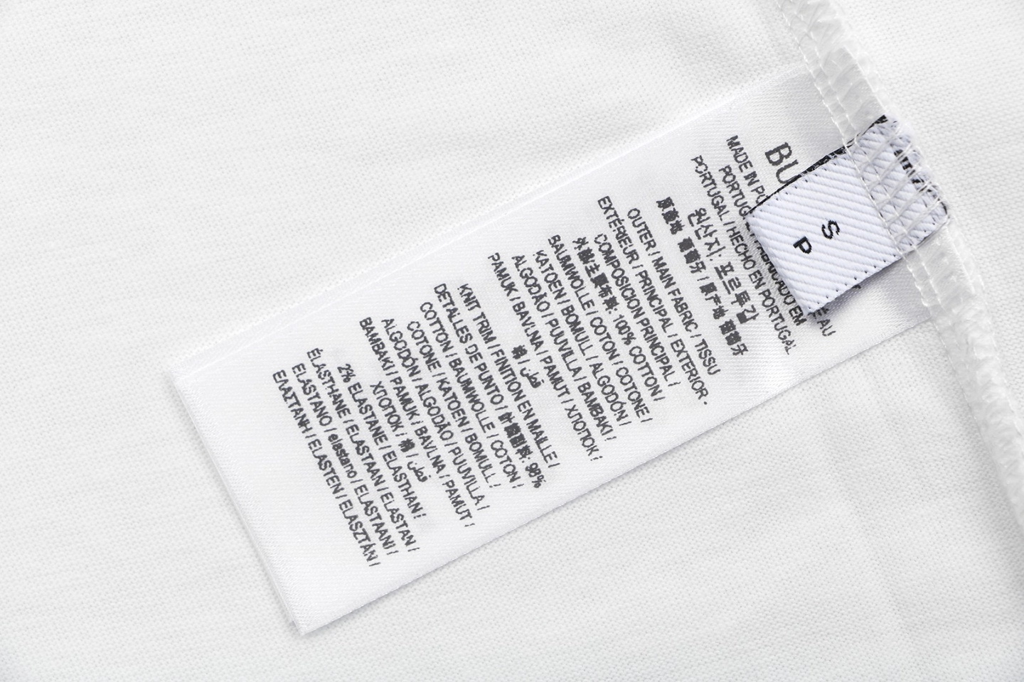 Burberry Equestrian Knight Logo T-Shirt White Wash label