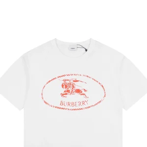 Burberry Equestrian Knight Logo T-Shirt White