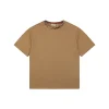 BBry Vintage Check Collar Cotton T-Shirt (Brown/White/Black)