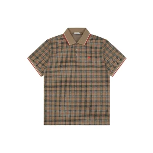 Burberry Vintage Check Jacquard Polo T-Shirt Front view