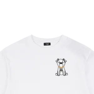 Fendi Embroidered Dog Patch T-Shirt