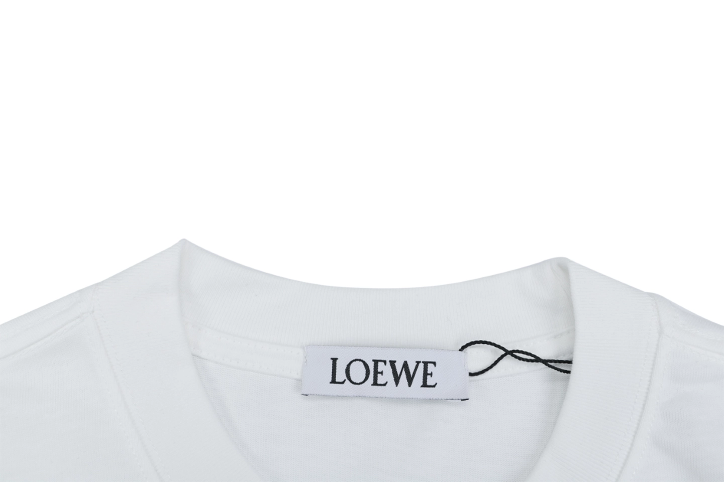 Loewe 1846 Feather Logo T-Shirt Collar