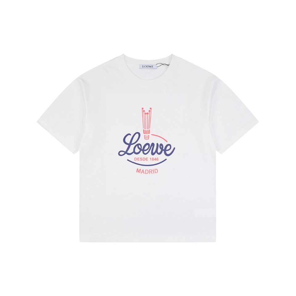 Loewe 1846 Feather Logo T-Shirt Front view