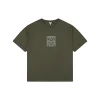 Loe Anagram Embroidered T-Shirt (Green/Grey)