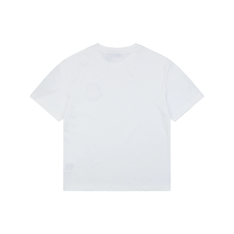 Loewe Frog Embroidered Anagram Cotton T-Shirt White Back view