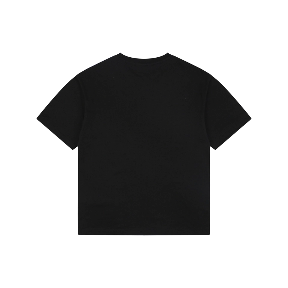 Loewe Frog Embroidered Anagram Cotton T-Shirt Black Back view