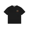 Loe Green Orange Anagram Embroidered Logo T-Shirt (Black/White)