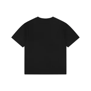 Loewe Green Orange Anagram Embroidered Logo T-Shirt Black Back view