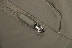 Lululemon Performance Quick-Dry Straight-Leg Pants Brown Zipper puller