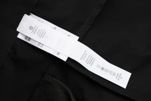 Lululemon Performance Quick-Dry Straight-Leg Pants Black Wash label