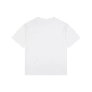 Miu Miu Mini Logo Embroidered T-Shirt White Back view