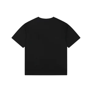 Miu Miu Mini Logo Embroidered T-Shirt Black Back view