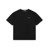 MM Mini Logo Embroidered T-Shirt (Black/White)