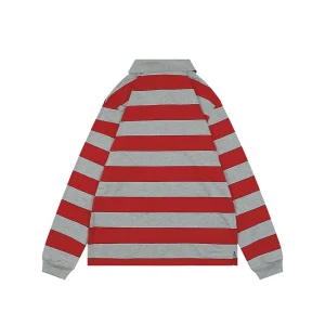 Miu Miu Striped Polo Shirt Back view