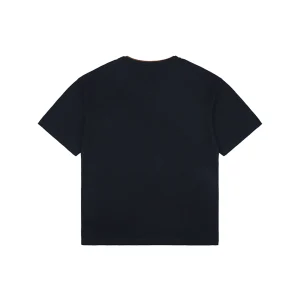 Moncler Archive Double-Layer Collar T-Shirt Navy Back view