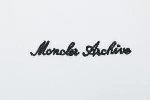 Moncler Archive Double-Layer Collar T-Shirt White Brand
