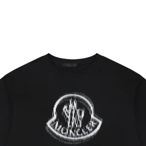 Moncler Distorted Logo Graphic T-Shirt