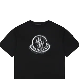 Moncler Distorted Logo Graphic T-Shirt