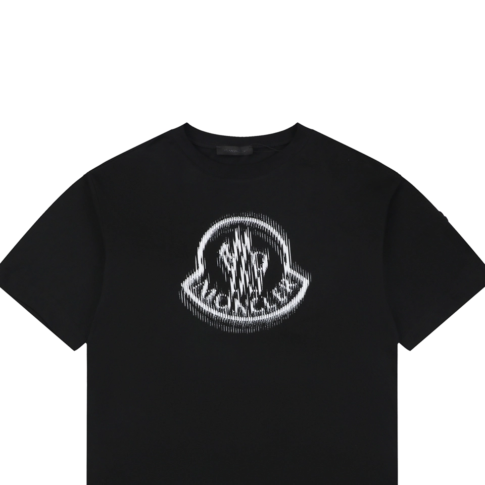 Moncler Distorted Logo Graphic T-Shirt