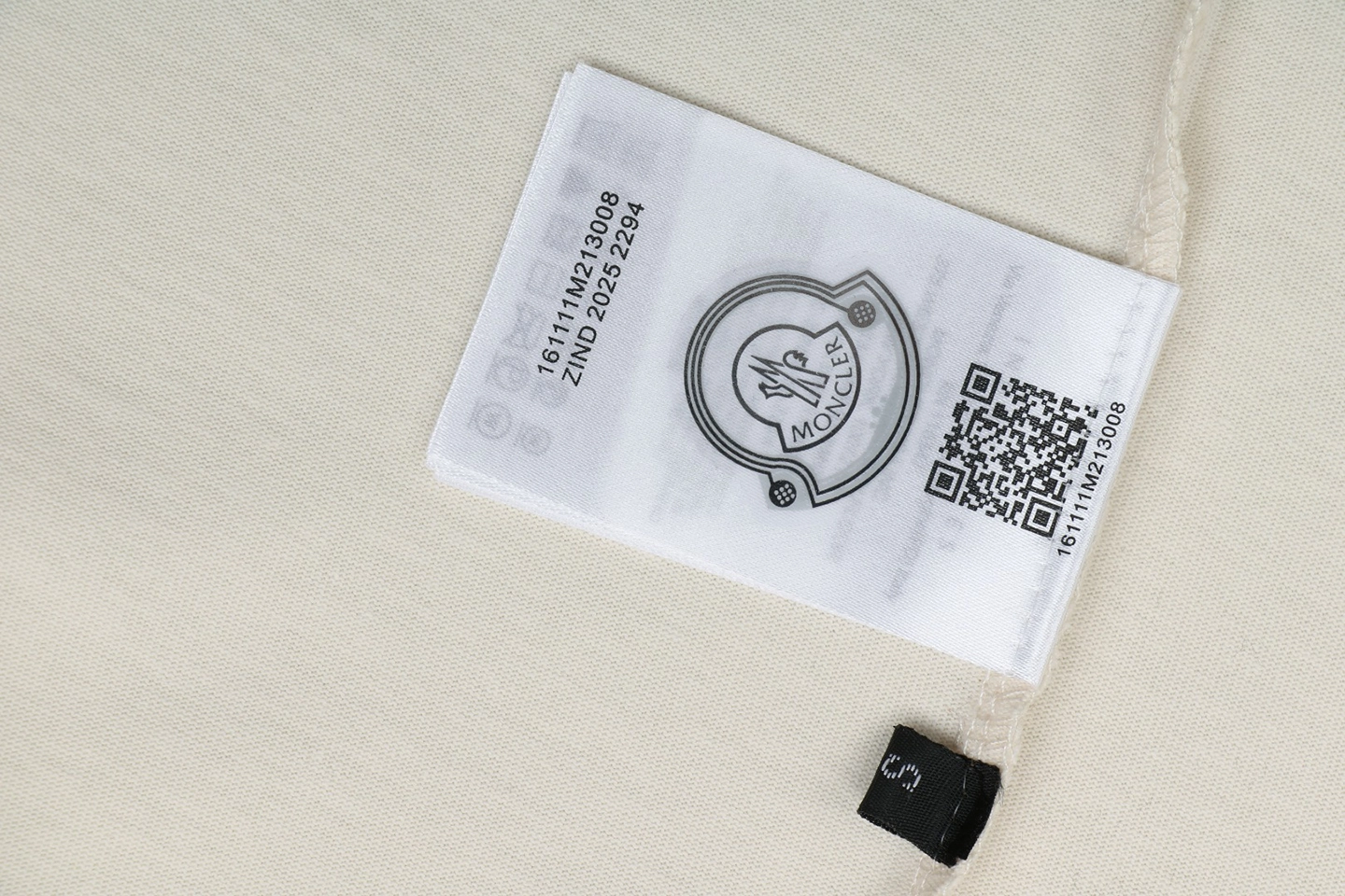 Moncler Grenoble Coordinates Logo T-Shirt Wash label