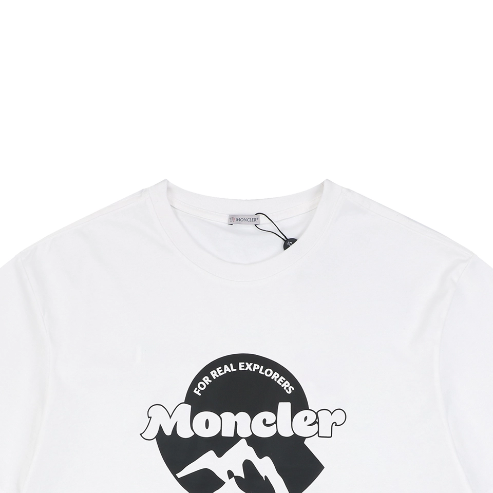 Moncler Mountain Logo Graphic T-Shirt