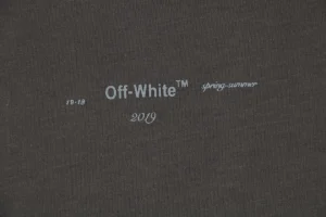 OFF-WHITE Arrow Patch Minimal T-Shirt Brand Print