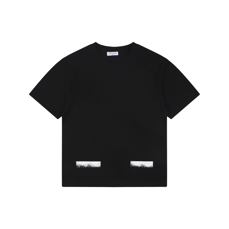 OFF-WHITE Spray Stripe Graphic T-Shirt Front view