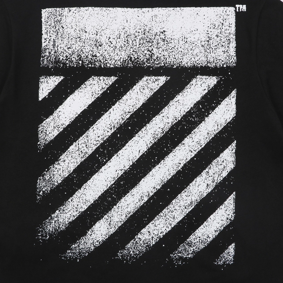 OFF-WHITE Spray Stripe Graphic T-Shirt Back Print
