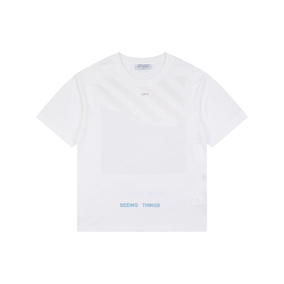 OFF-WHITE Vintage Portrait Graphic T-Shirt Front view
